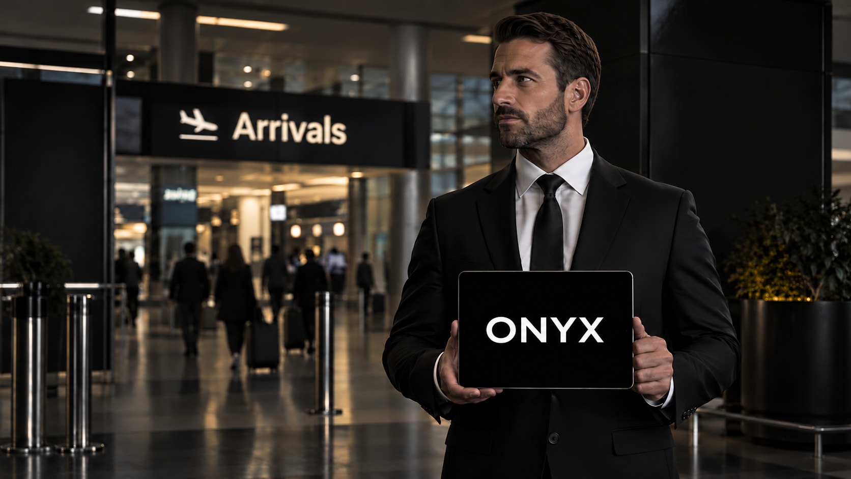 Airport arrivals terminal